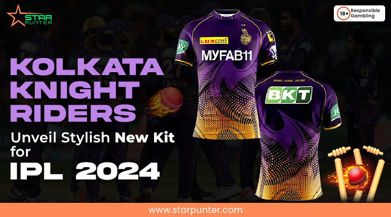 Kolkata Knight Riders Unveil Stylish New Kit for IPL 2024