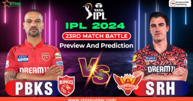 IPL 2024 23rd Match Battle -PBKS vs SRH - Preview And Prediction