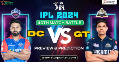 IPL 2024 40th Match Battle- DC vs GT - Preview & Prediction