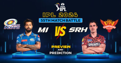 IPL 2024 55th Match Battle MI vs. SRH - Preview and Prediction