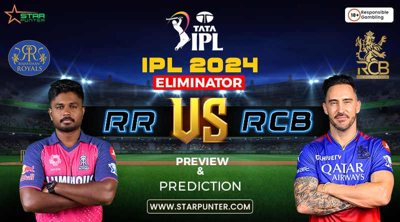 IPL 2024 Eliminator RR vs. RCB - Preview and Prediction