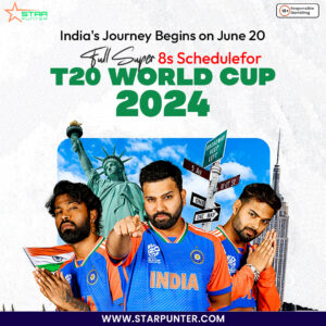 Full Super 8s Schedule for T20 World Cup 2024