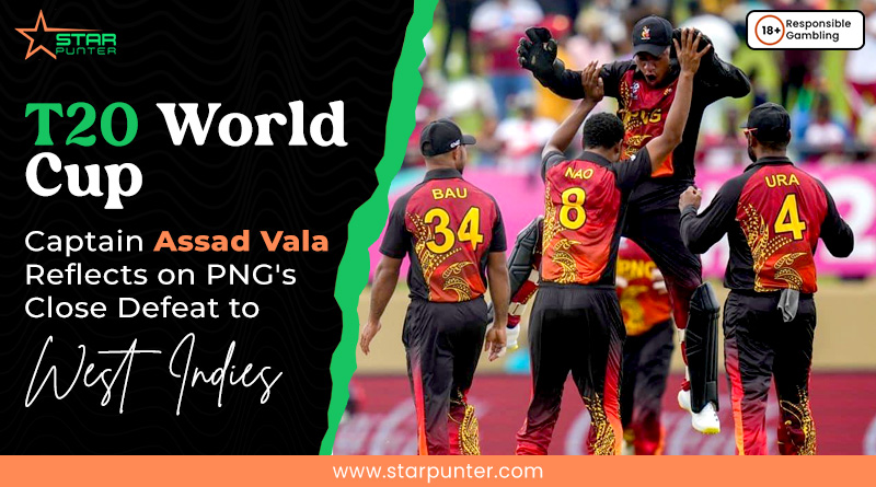 T20 World Cup Captain Assad Vala Reflects on PNG's Close Defeat to West Indies