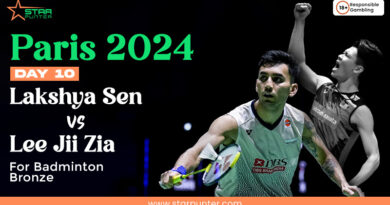 Paris 2024 Day 10 Lakshya Sen vs Lee Jii Zia for Badminton Bronze