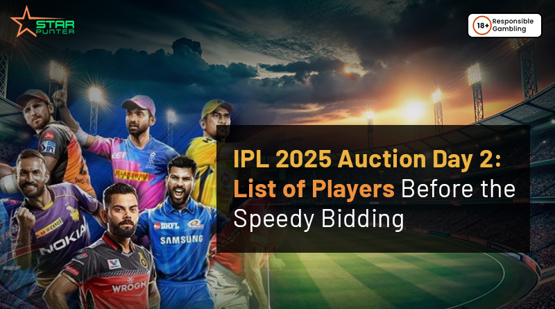 IPL 2025 Auction Day 2: List of Players Before the Speedy Bidding