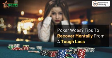 Poker Woes? Tips To Recover Mentally From A Tough Loss